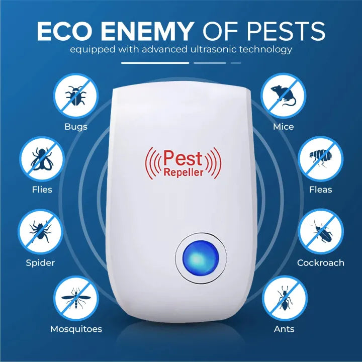 Ultrasonic Pest Repeller – Electronic Plug-in Pest Control for Home & Office