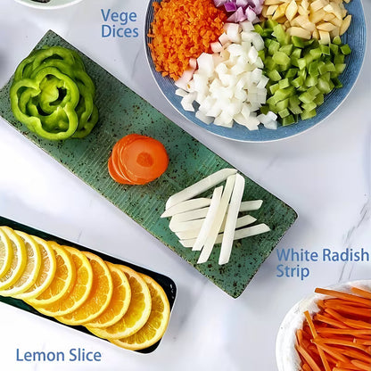 1 Set, Multifunctional Vegetable Cutter for shredding, Slicing, Stripping and Dicing