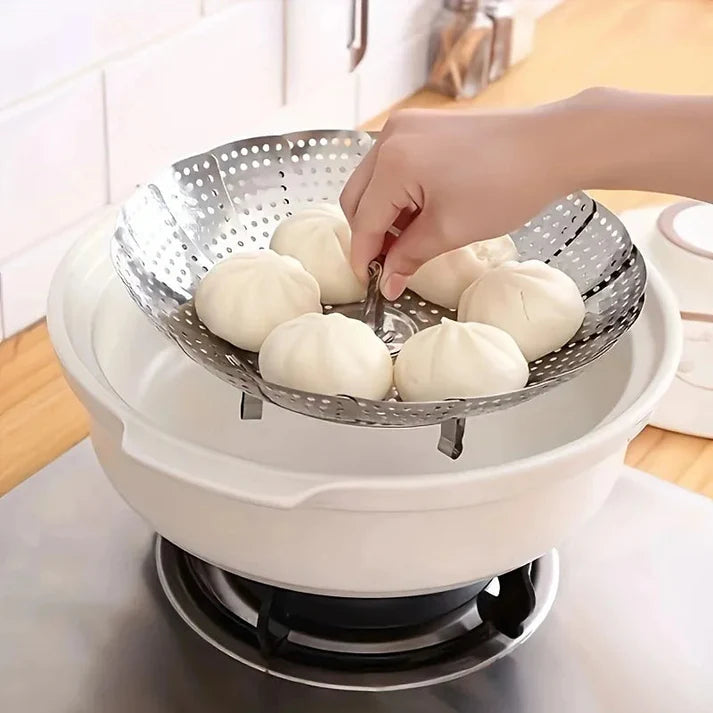 Stainless Steel Steamer Basket ( IMPORTED )