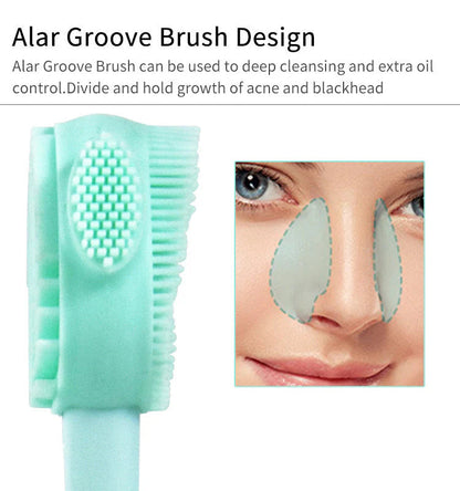 Double Sided Silicone Face Mask Soft Brush