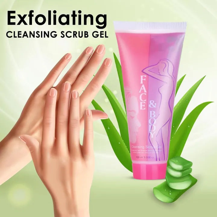 Face & Body Scrub Gel - 100Ml
