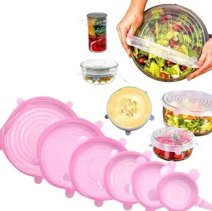 Microwave Safe Silicone Lids Flexible Bowl Covers