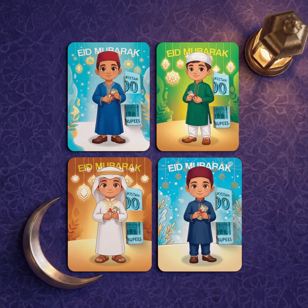 (PFM) Eidi Tuck Cards For Kids (Mix)