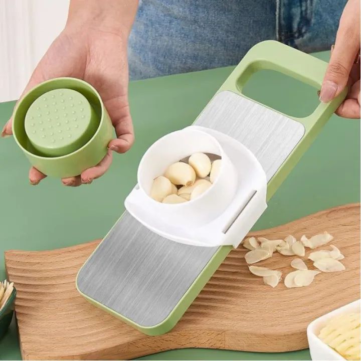 5 in1 Vegetable Cutter Stainless Steel - Multifunctional Grater