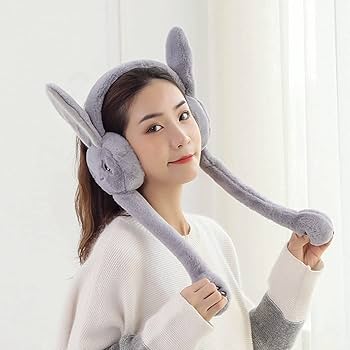 Premium Kids Plush Bunny Earmuffs