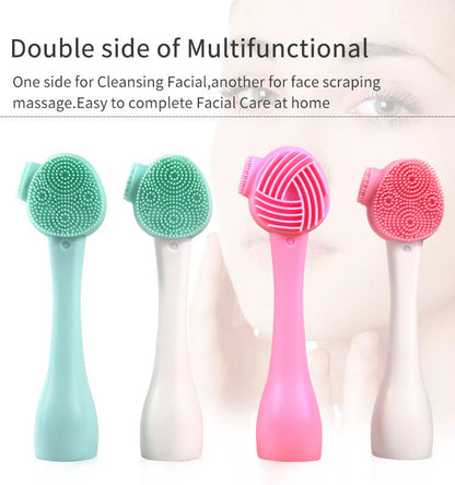 Double Sided Silicone Face Mask Soft Brush