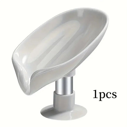 Simple and creative soap box, soap storage rack, suction cup draining soap rack for bathroom, bathroom, and kitchen storage, perfect for Christmas and New Year outfits