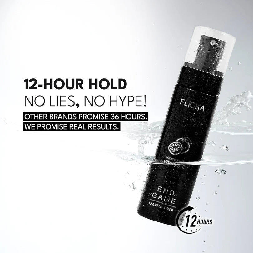 Flicka End Game Makeup Fixer - The Ultimate Vitamin C-Infused Setting Spray