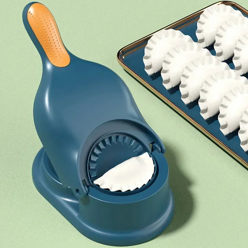 2 In 1 Dumpling & Samosa Maker Manual Labor-Saving Ravioli Dough Skin Molder Machine Kitchen Gadgets
