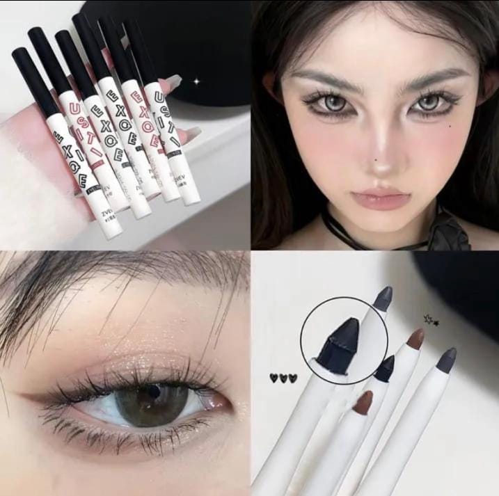 ZVEV Lazy Lower Eyelash Stamp Eyeliner Waterproof Sweatproof Combo Pack No Color Loss 2-in-1 Beginner Convenient