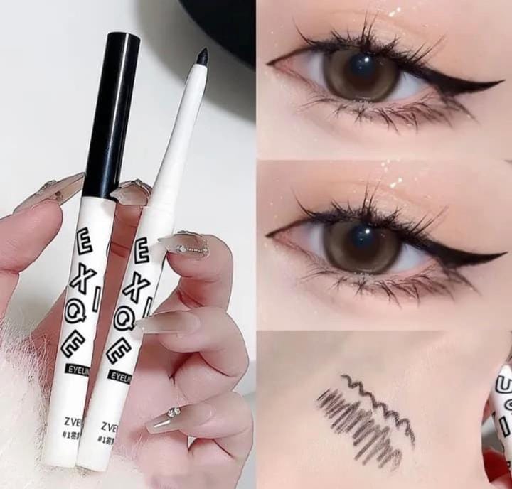 ZVEV Lazy Lower Eyelash Stamp Eyeliner Waterproof Sweatproof Combo Pack No Color Loss 2-in-1 Beginner Convenient
