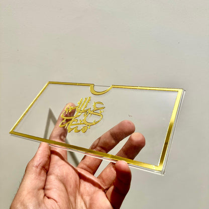 Acrylic Eidi Envelopes – Eid Mubarak Gift Envelopes for Kids -SMP01