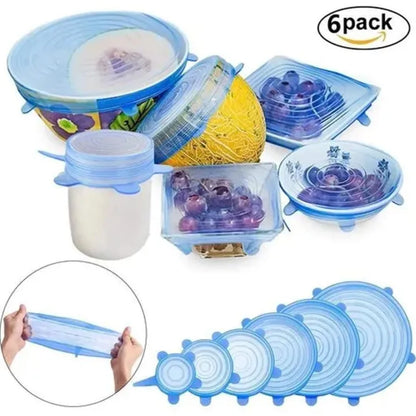 Microwave Safe Silicone Lids Flexible Bowl Covers