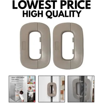 Fridge Lock Self-Adhesive Child Safety Door Locks Refrigerator Fridge Freezer Door Lock for Toddler Kids