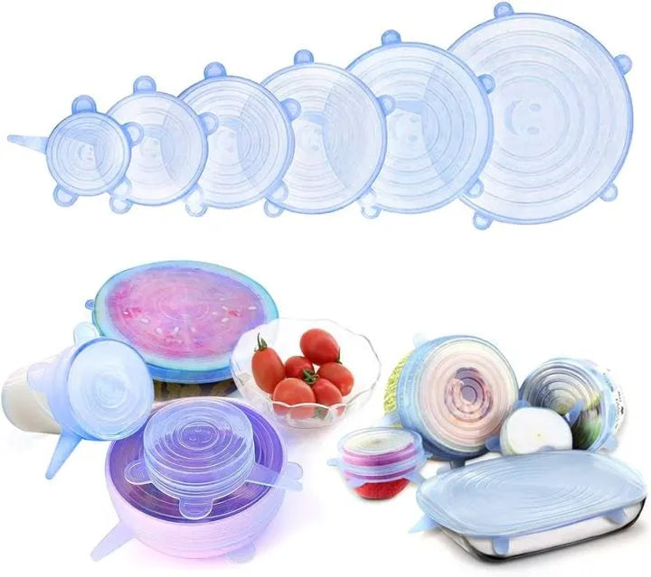 Microwave Safe Silicone Lids Flexible Bowl Covers