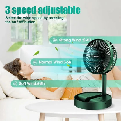 Rechargeable Folding Fan