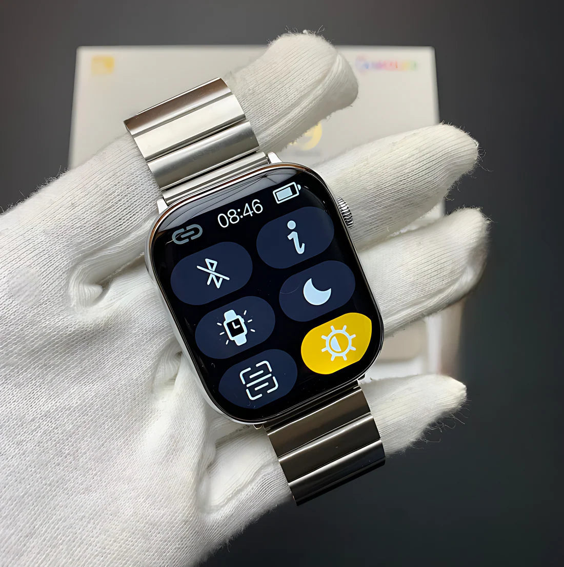 Jades  WS-Z9 Smartwatch with CTZN Chain and Silicone Braided Strap