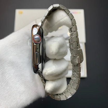 Jades  WS-Z9 Smartwatch with CTZN Chain and Silicone Braided Strap
