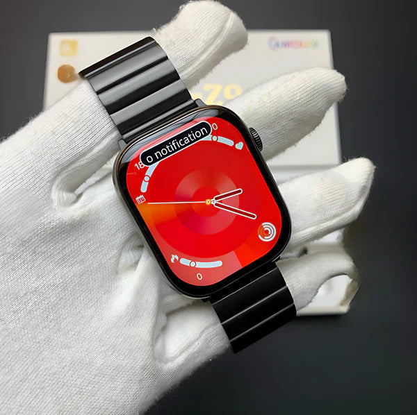 Jades  WS-Z9 Smartwatch with CTZN Chain and Silicone Braided Strap