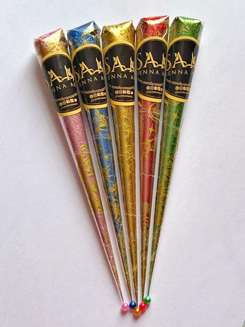 Glitter Gel Cone Mehndi