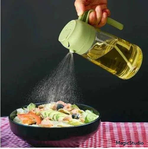 2 in 1 Glass Oil Sprayer & Dispenser